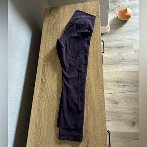 Deep dark purple Lulu Lemon Leggings